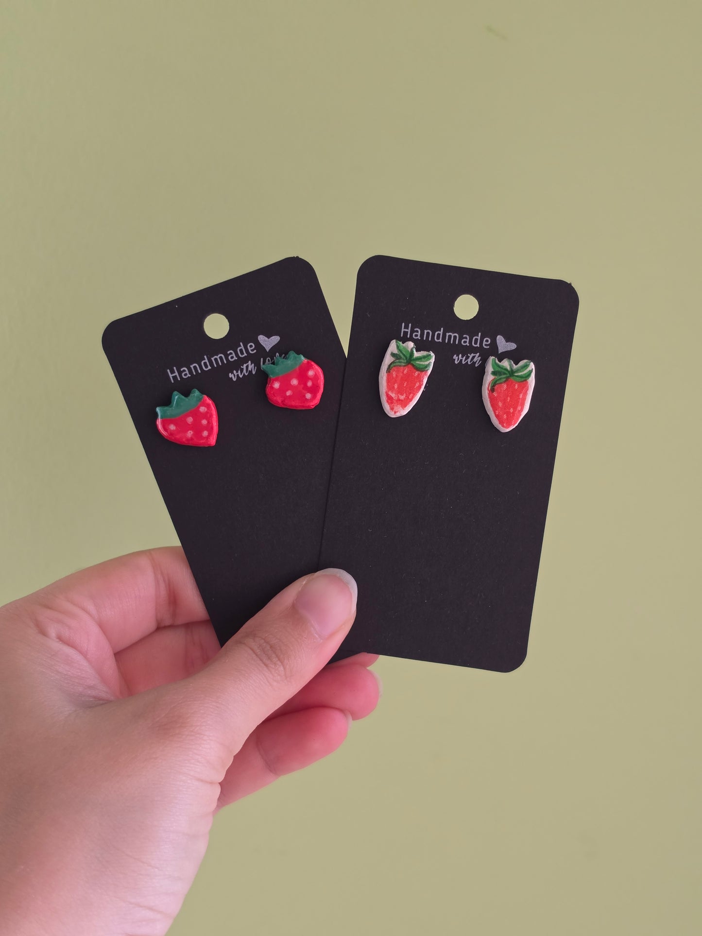 Pendientes de Fresas