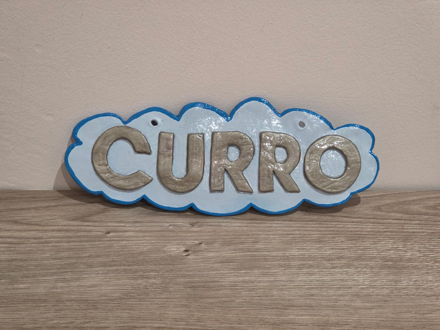 Carteles con nombre personalizados con formas