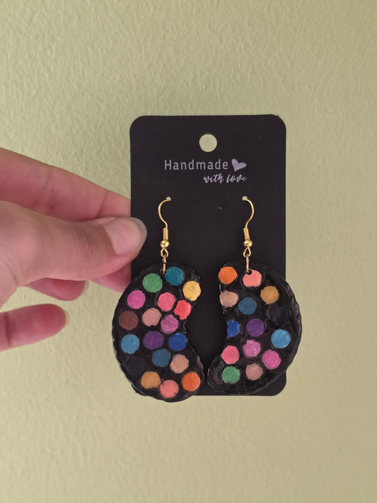Pendientes paleta de pintor